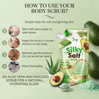 How to use your Gommage Sel Aloe Vera & Avocat body scrub