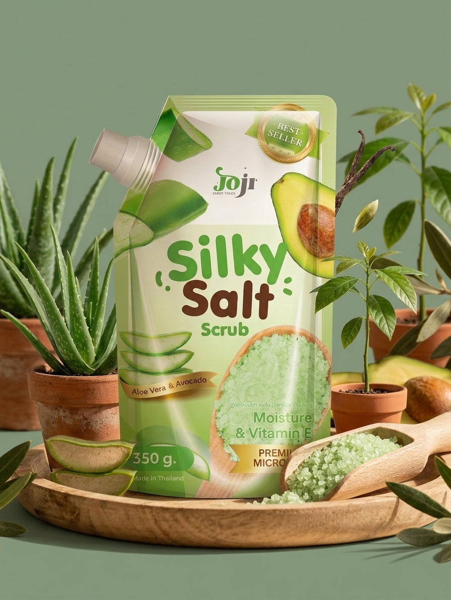 Gommage Sel Silky Salt – Aloe Vera & Avocat