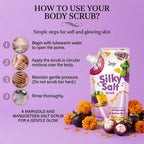 How to use your Gommage Sel Marigold & Mangoustan body scrub