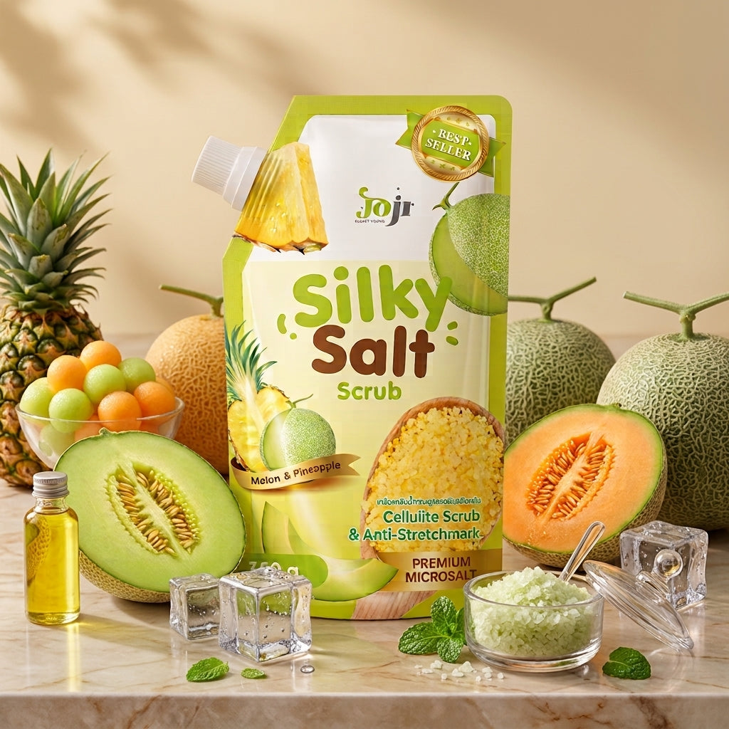 Gommage Sel Silky Salt – Melon & Ananas