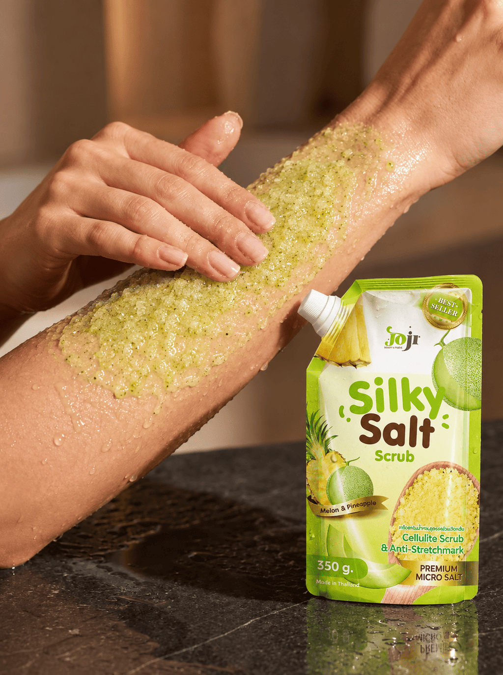 Gommage Sel Silky Salt – Melon & Ananas