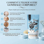 Comment utiliser votre Gommage Sel Milk 2 Glow Collagene